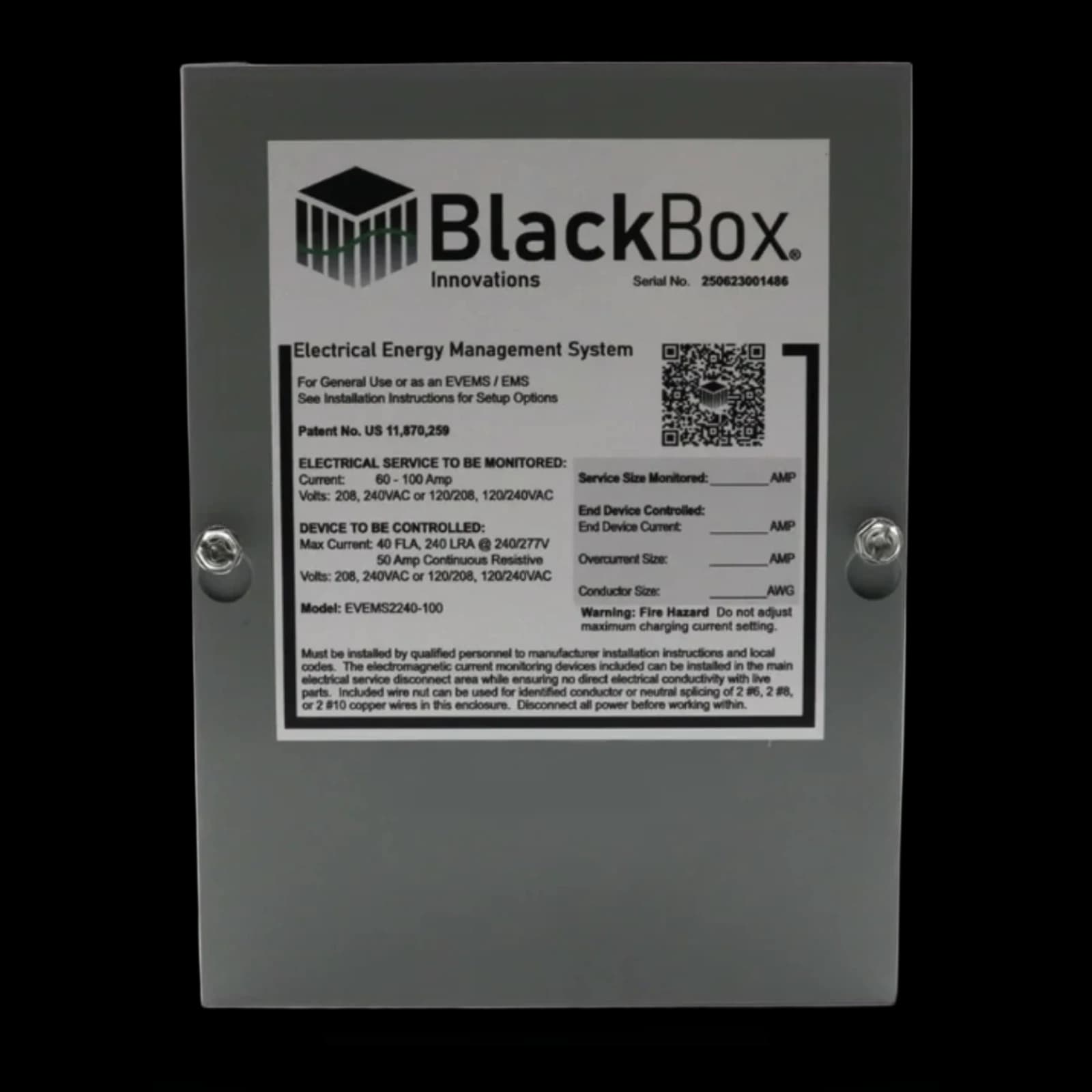 Black Box EVEMS240-100 Load Manager